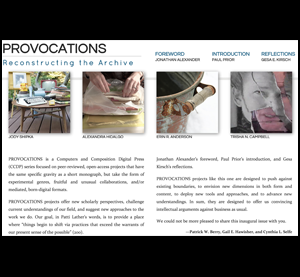 provocations cover image