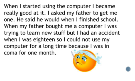 Figure 2. How I learned to use computers, slides 6-8 (Ali, 2016)