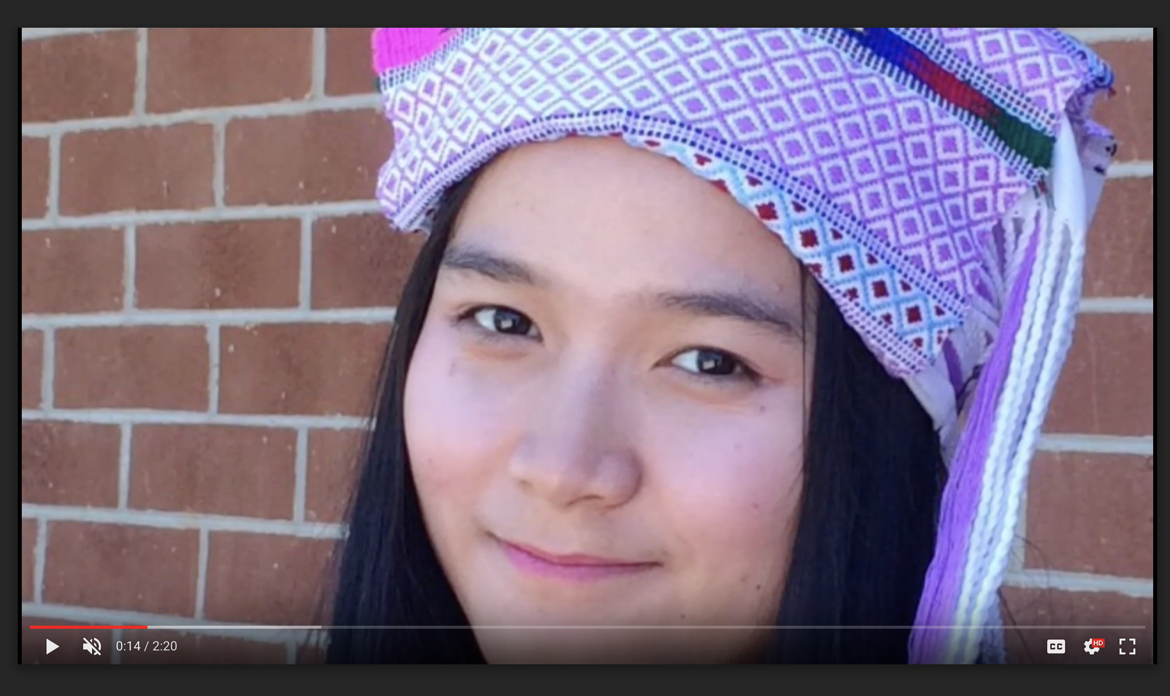 Figure
1. Screenshot from Hser Ku Moo, The Story of My Life.